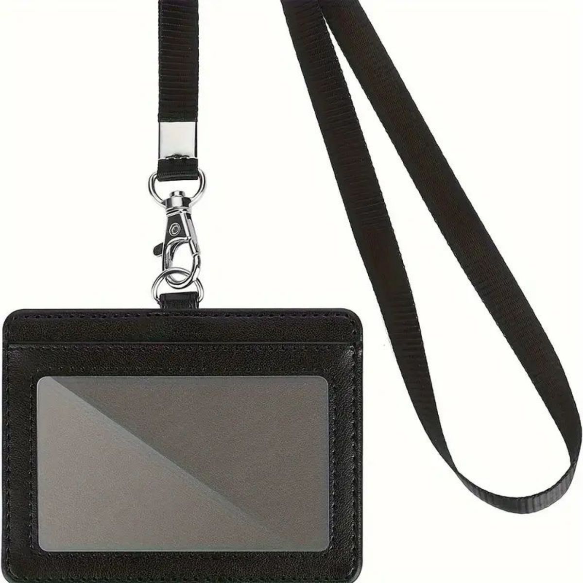 Index Card Holder - 강화된 ID 끈과 업그레이드된 나일론 로프가