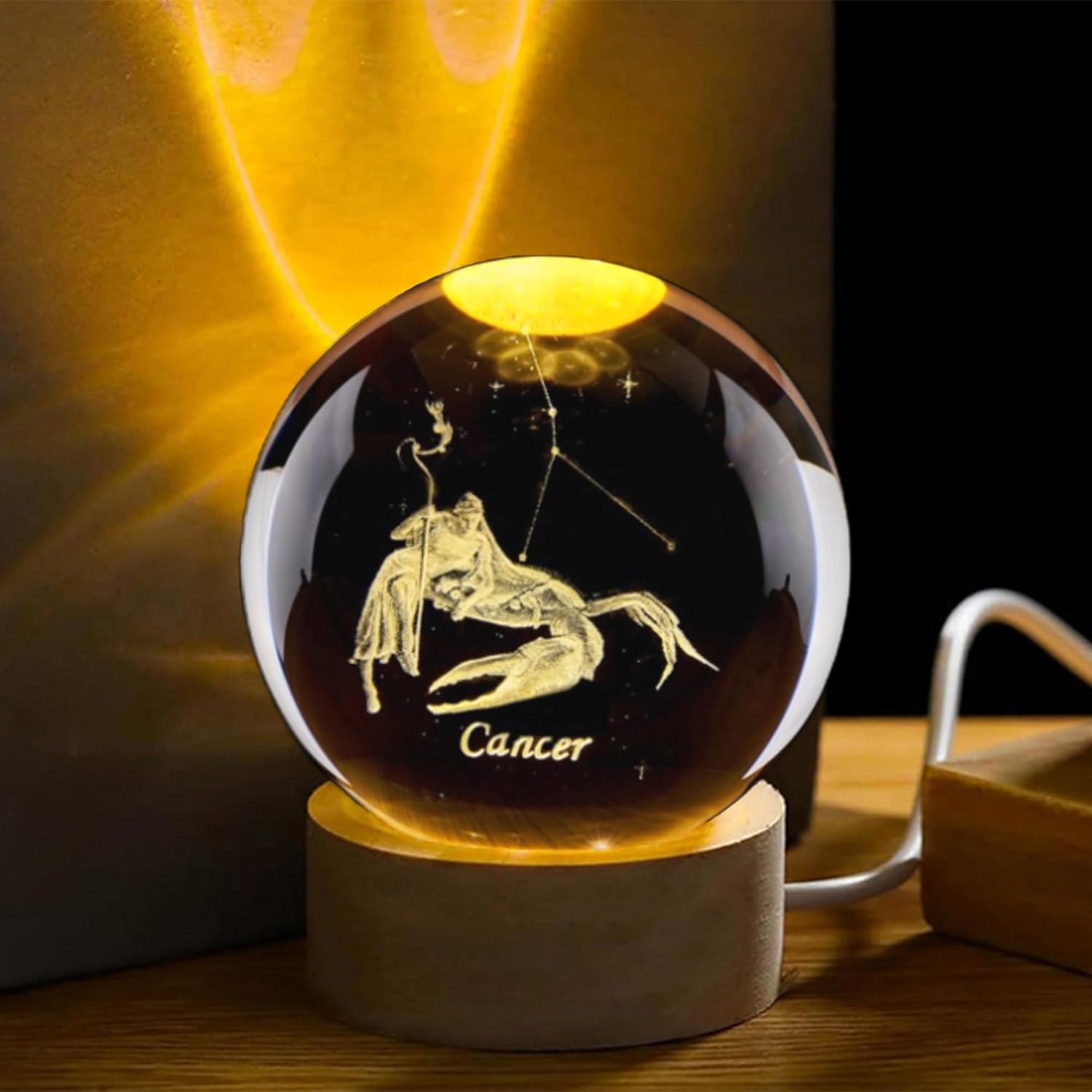 Paper Weight Crystal - 3D 암 별자리 크리스탈 공 나무
