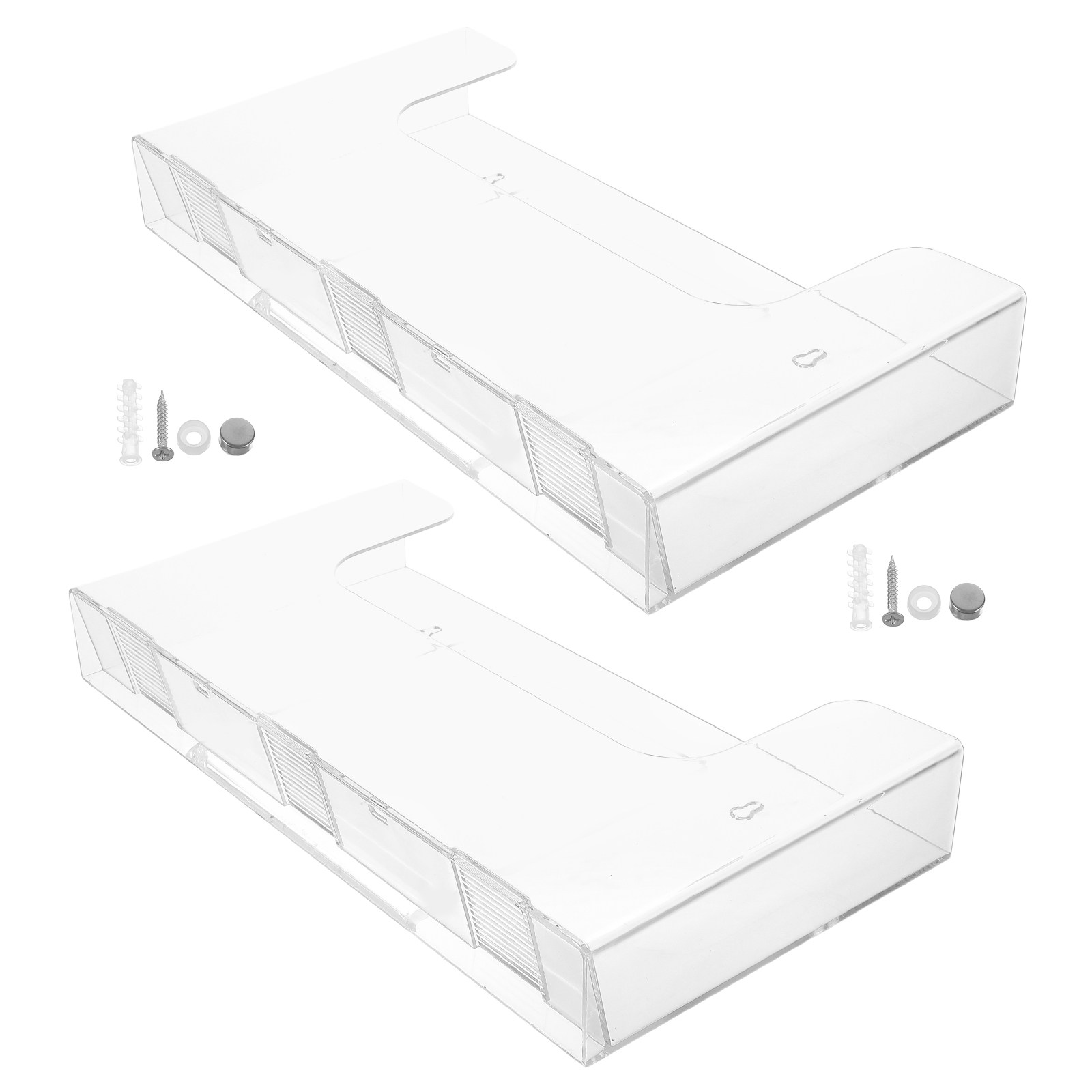 Magazine Holder Rack - 2Pcs 벽걸이형 잡지 홀더 아크릴 투명