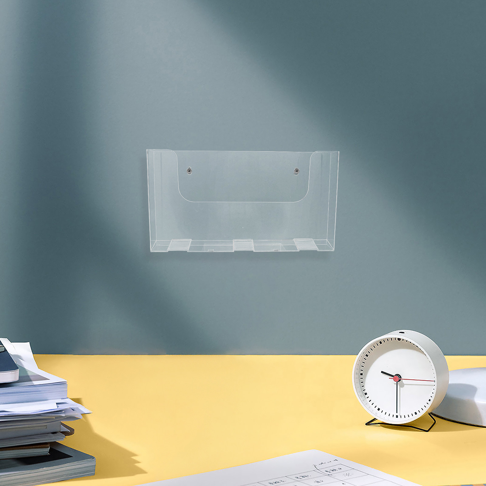 2Pcs 아크릴 벽걸이 형 파일 홀더 투명 대용량 잡지 - Magazine Holder Rack 리뷰 및 가격