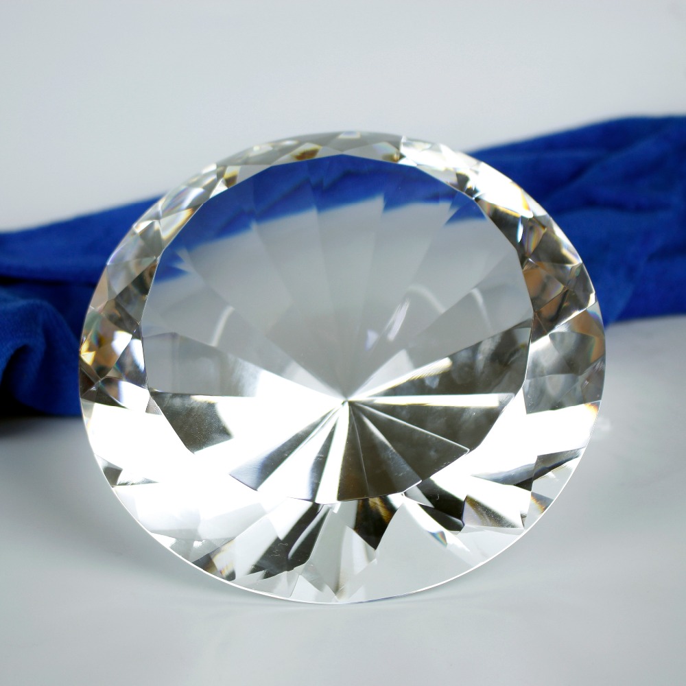 카운터 장식으로 150mm 투명 광학 크리스탈 다이아몬 - Paper Weight Crystal 리뷰 및 가격