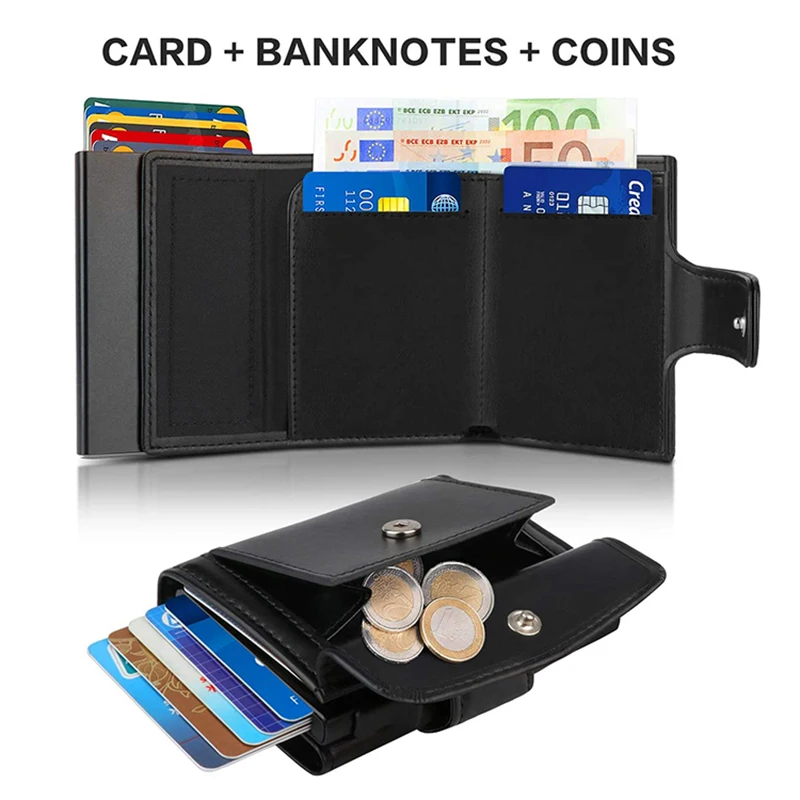 금속 명함 케이스 RFID 신용카드 홀더 블랙 트라이폴 - Index Card Holder 리뷰 및 가격