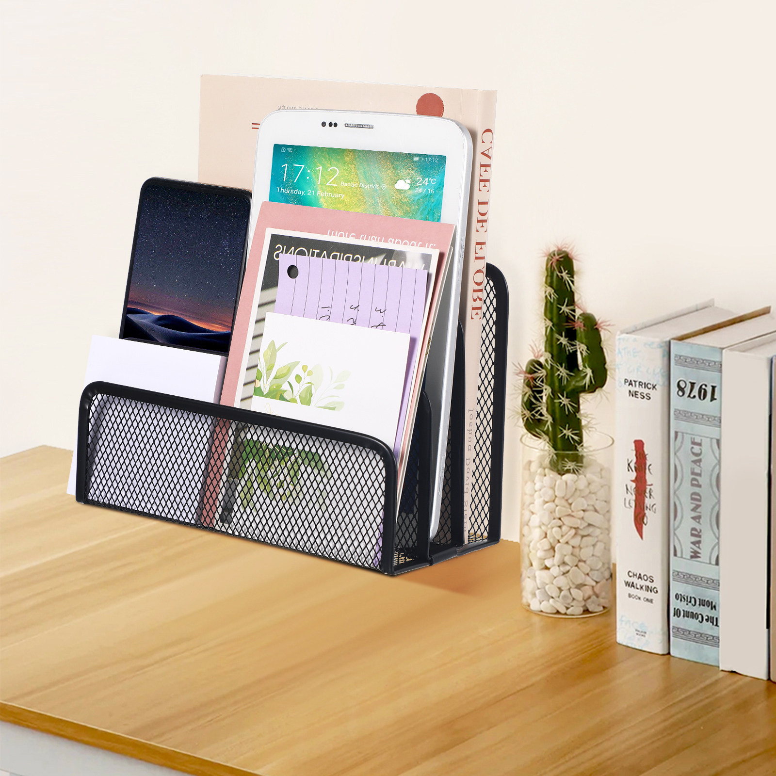 3칸 금속 메쉬 데스크 정리함 파일 홀더 데스크탑 분류 - Magazine Holder Rack 리뷰 및 가격