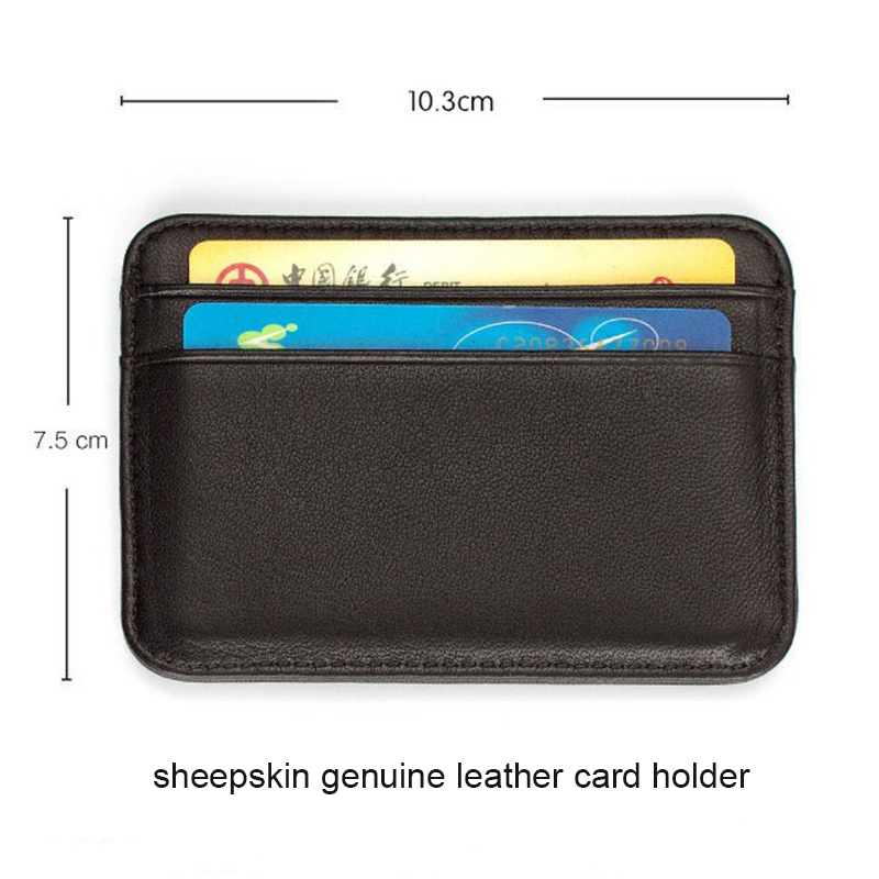 진짜 가죽 명함 지갑 남성 비즈니스 신분증 카드홀더 진 - Index Card Holder 리뷰 및 가격