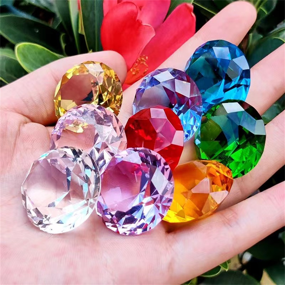 크리스탈 다이아몬드 모양의 문진 장식 컷 유리, 거대한 - Paper Weight Crystal 리뷰 및 가격