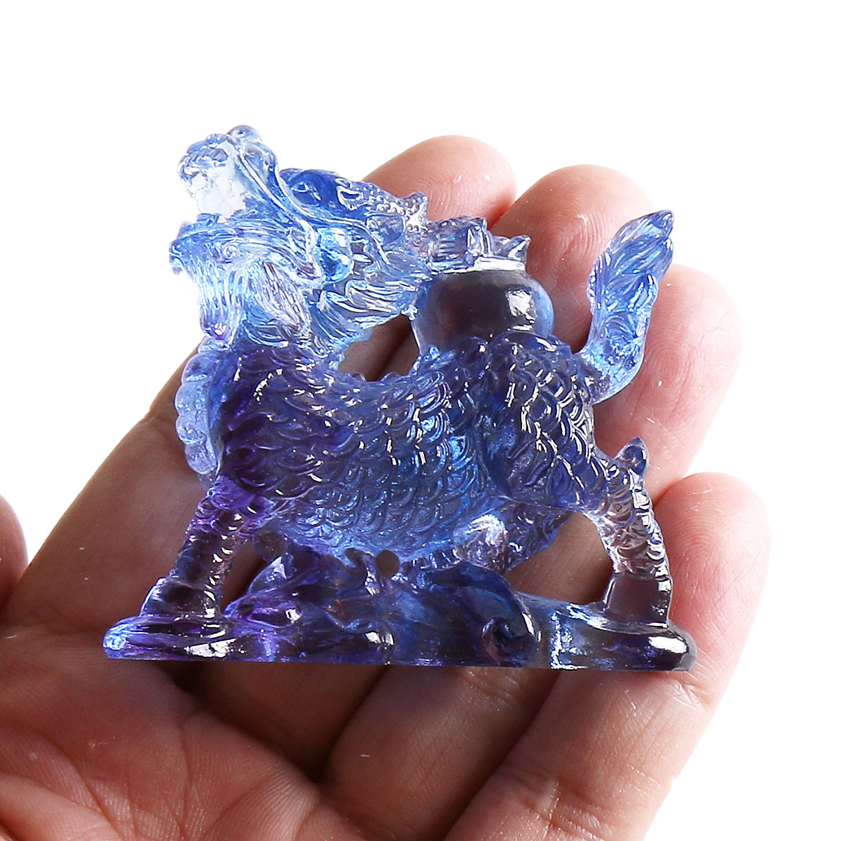 중국식 리우리 크리스탈 풍수 치린 조각상 문진 동물 피 - Paper Weight Crystal 리뷰 및 가격