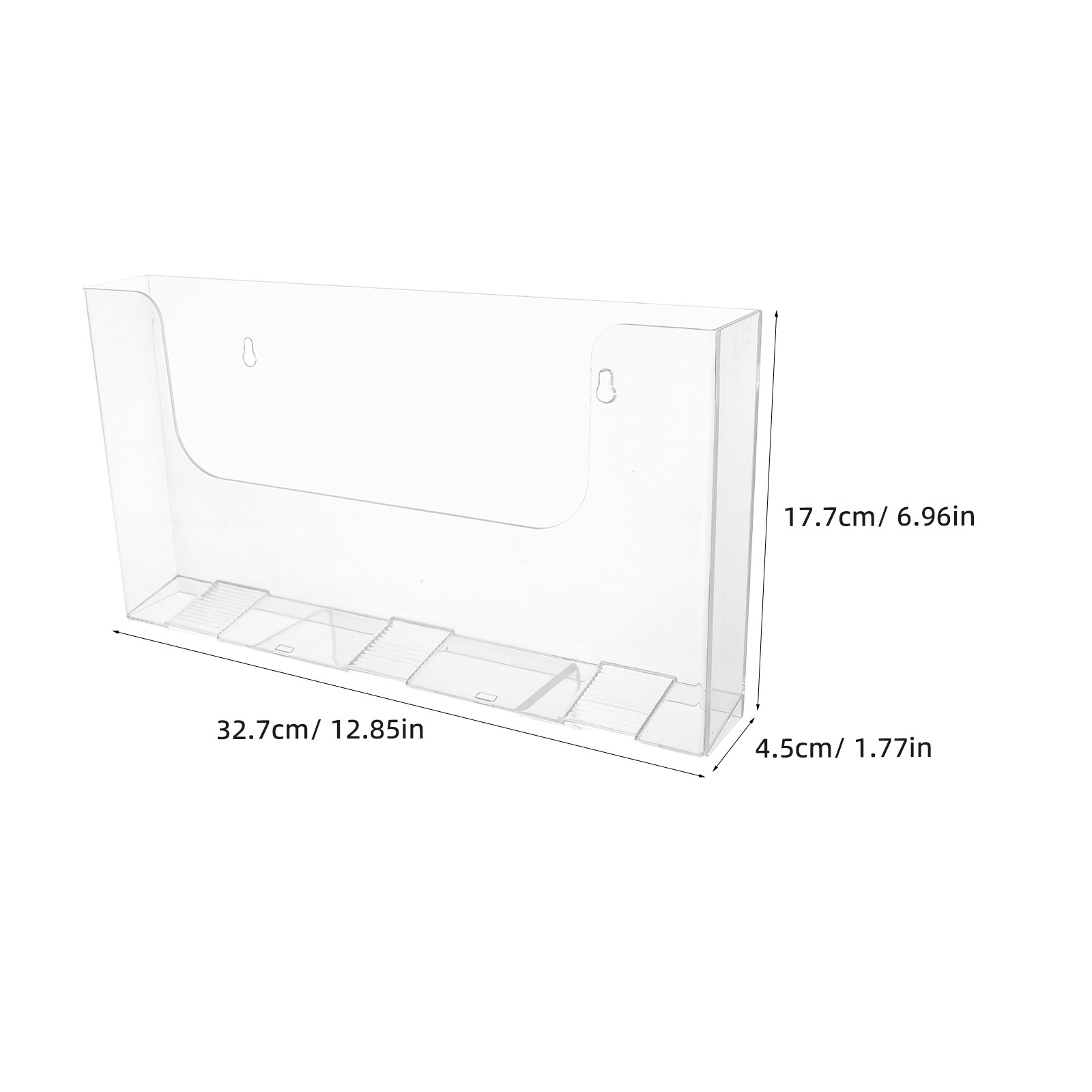 2Pcs 벽걸이형 잡지 홀더 아크릴 투명 문서 정리함  - Magazine Holder Rack 리뷰 및 가격
